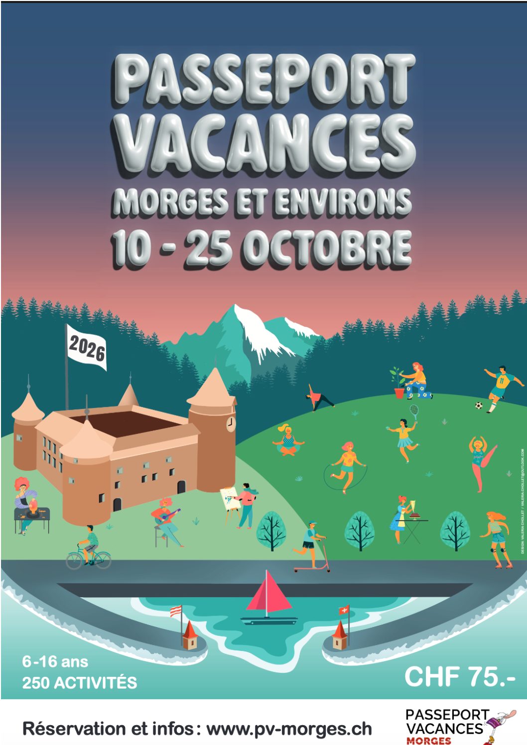 Passeport Vacances : vacances automnales 2026
